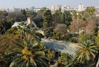 Vista aèria del Jardí Botànic de la Universitat de València. Foto: J. Plumed.
